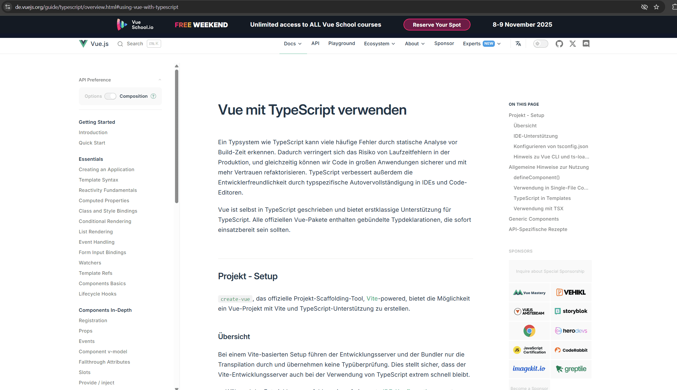 Screenshot of Vuejs App Translate project showing Translation website with real-time feature